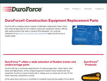 Tablet Screenshot of duroforce.com